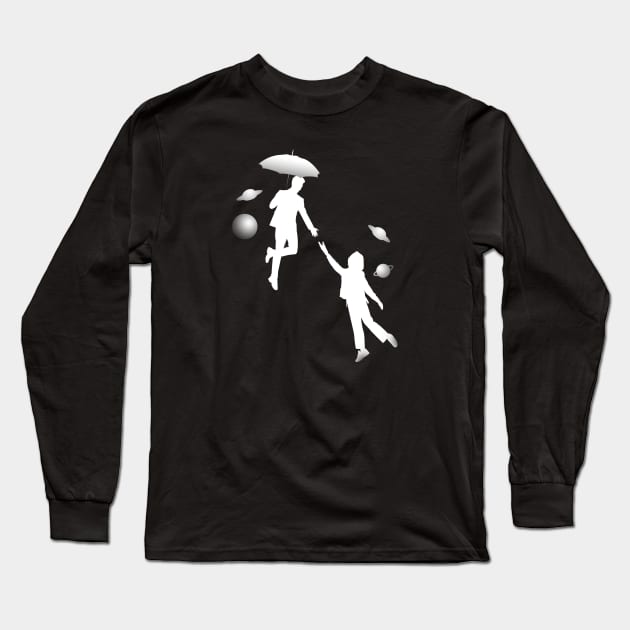 My Girlfriend is an Alien: Chai Xiao Qi & Fang Leng Long Sleeve T-Shirt by firlachiel